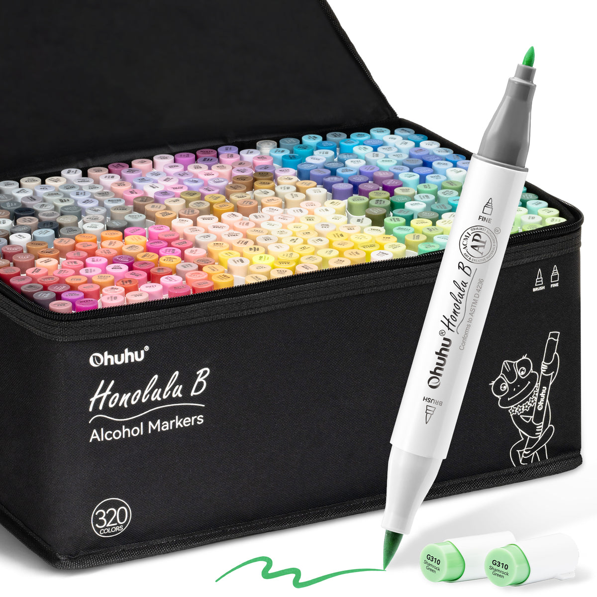 Ohuhu marker and pad starter bundle