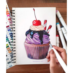 Ohuhu Honolulu B 216 Colours Alcohol Markers – 06 artwork