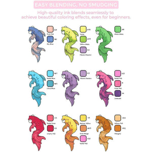 Ohuhu Honolulu B 72 Colours Alcohol Markers – colours alcohol markers y30 80406 07 05 character art