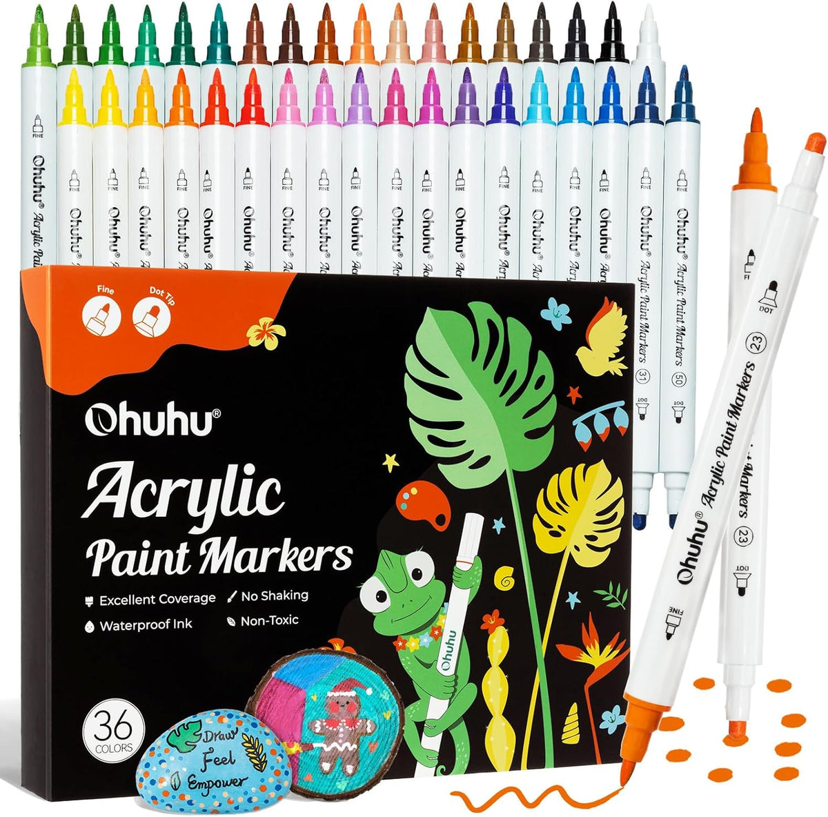 Ohuhu acrylic marker set