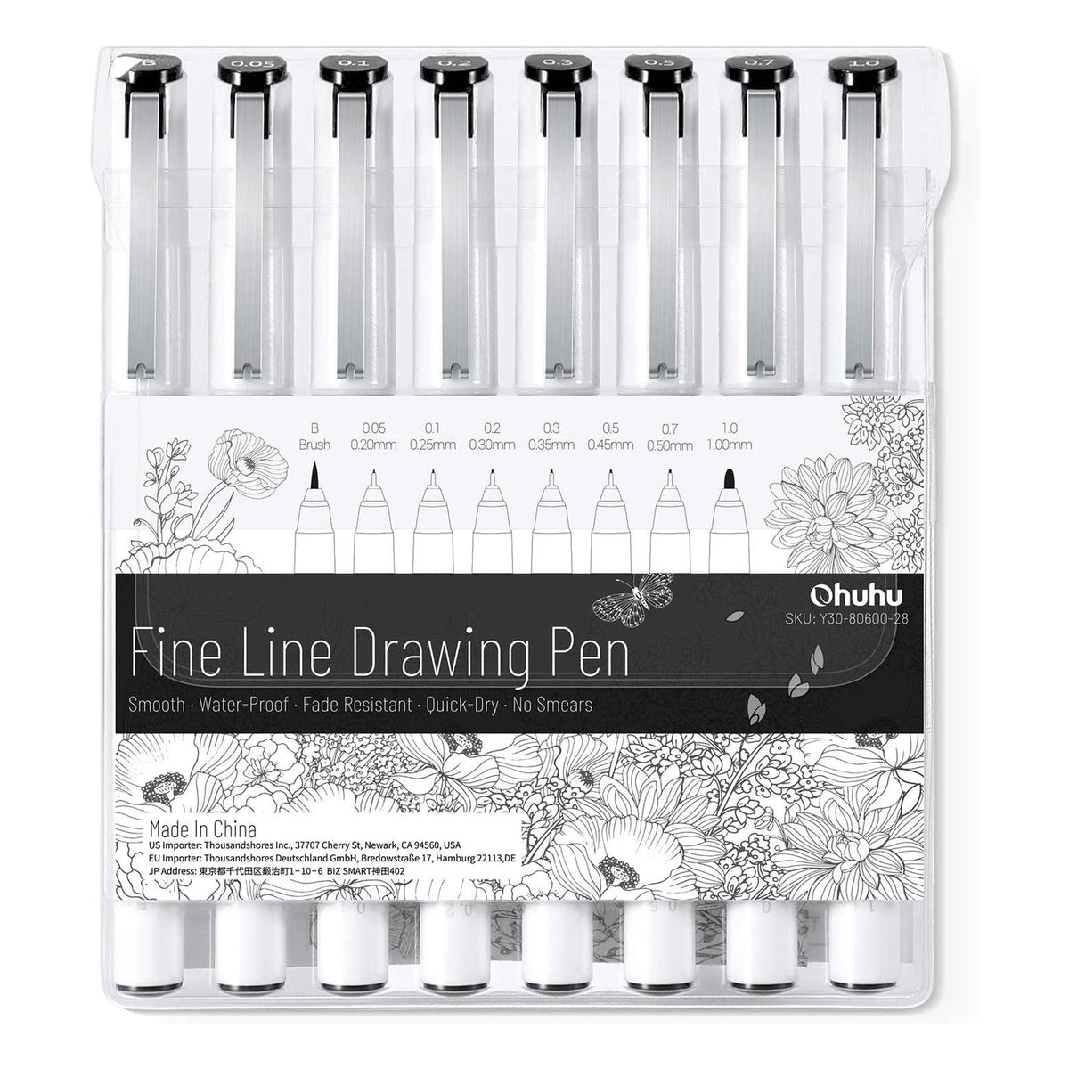 Ohuhu fineliner drawing pens