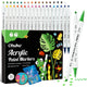 Ohuhu Akaka 36 Colours Acrylic Markers