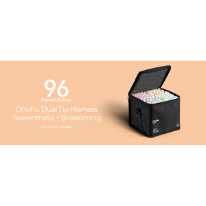 Ohuhu Honolulu 96 Pastel Colours Alcohol Markers – pastel colours alcohol markers y30 80404 19 07 set overview