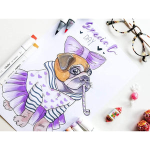 Ohuhu Honolulu B 48 Pastel Colours Alcohol Markers – pastel colours alcohol markers y30 80406 06 06 artwork