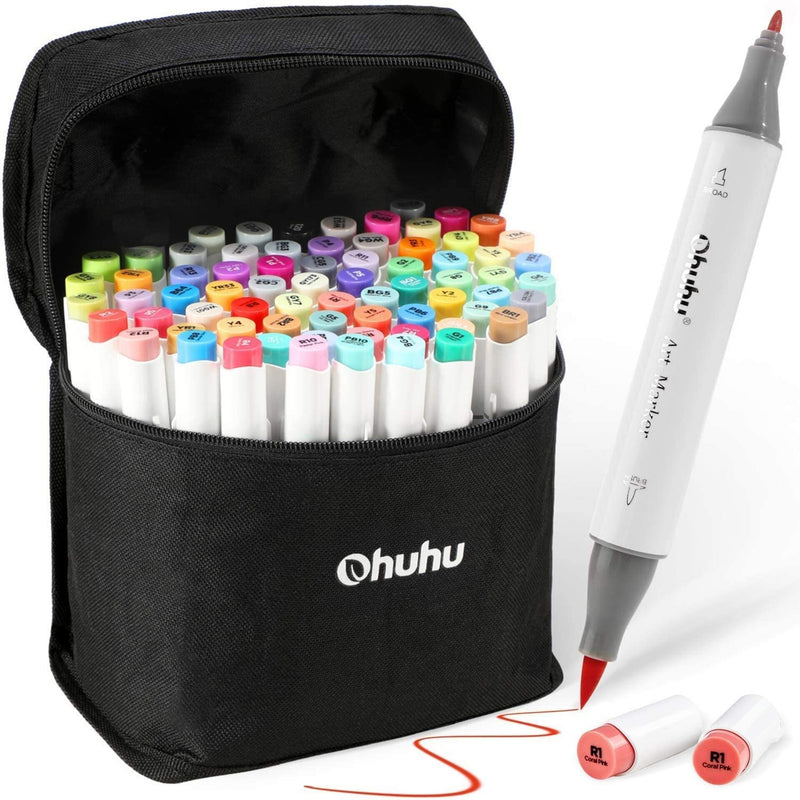 Ohuhu Honolulu B 72 Colours Alcohol Markers