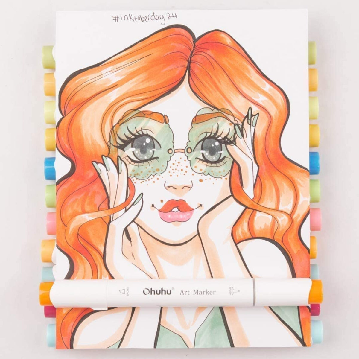 Ohuhu Honolulu B 72 Colours Alcohol Markers – colours alcohol markers y30 80406 07 07 artwork