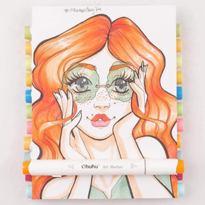 Ohuhu Honolulu B 72 Colours Alcohol Markers – colours alcohol markers y30 80406 07 07 artwork