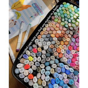Ohuhu Oahu 320 Colours Alcohol Markers – 03 set overview