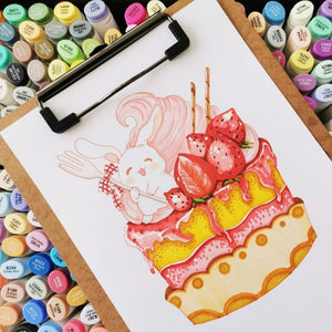 Ohuhu Oahu 320 Colours Alcohol Markers – 04 illustration
