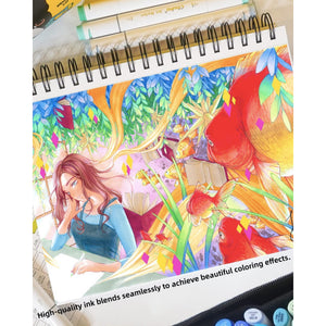 Ohuhu Oahu 320 Colours Alcohol Markers – 08 artwork